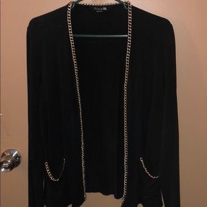 Gold chained cardigan
